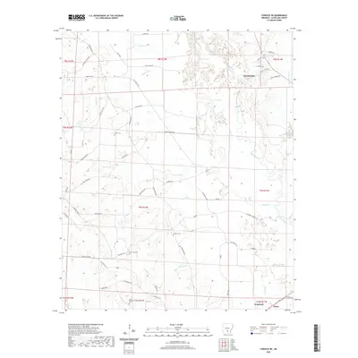 2020 Map of Fordyce NE, 2020 Print