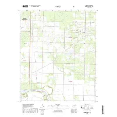 2020 Map of Foreman, 2020 Print