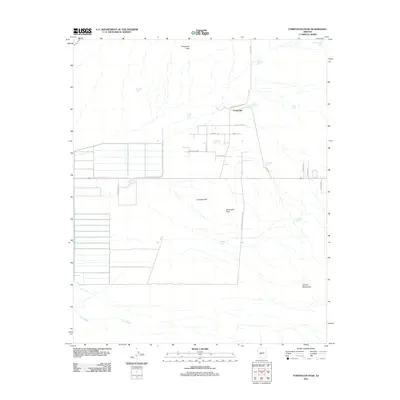2011 Map of Forepaugh Peak, 2011 Print