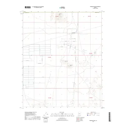 2018 Map of Forepaugh Peak, 2018 Print