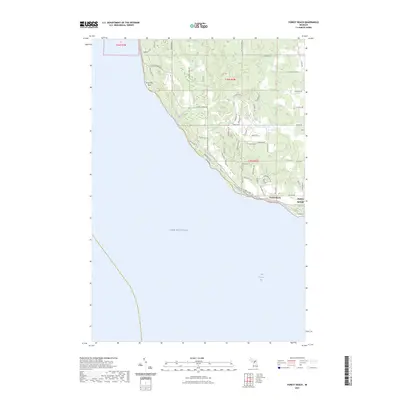 2023 Map of Forest Beach, 2023 Print