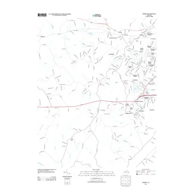 2013 Map of Forest, 2013 Print