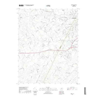 2019 Map of Forest, 2019 Print