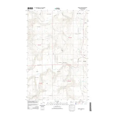 2014 Map of Forest Center, 2014 Print