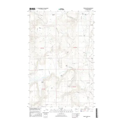 2017 Map of Forest Center, 2017 Print