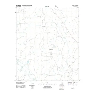 2010 Map of Forest, 2010 Print
