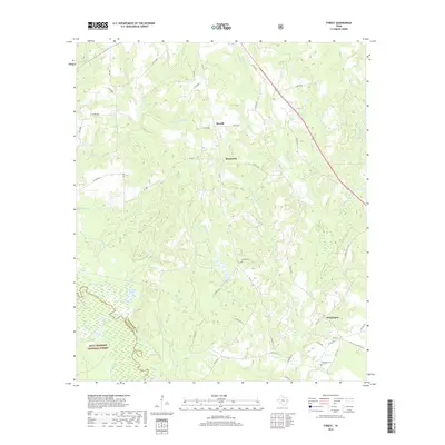 2019 Map of Forest, 2019 Print
