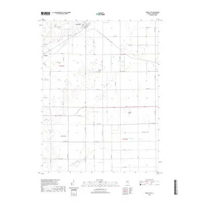 2018 Map of Forest City, 2018 Print