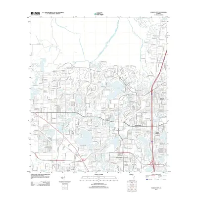 2012 Map of Forest City, 2012 Print