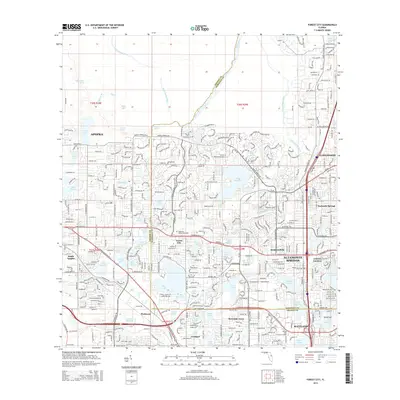 2015 Map of Forest City, 2015 Print