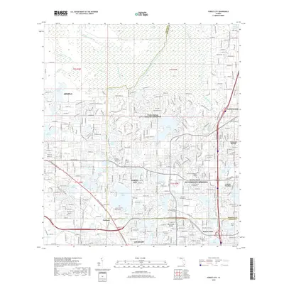 2018 Map of Forest City, 2018 Print