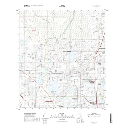 2021 Map of Forest City, 2021 Print