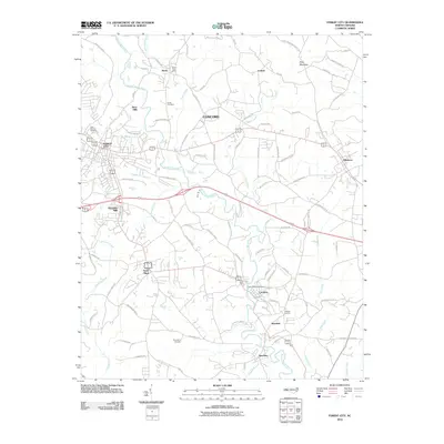 2010 Map of Forest City, 2010 Print