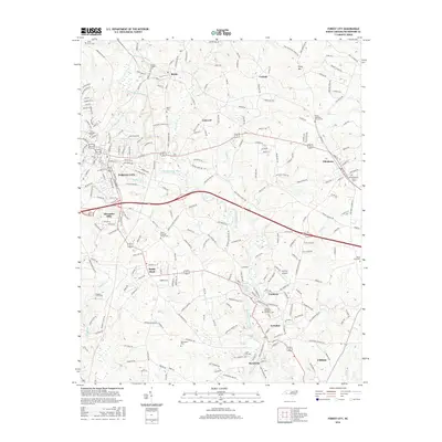 2016 Map of Forest City, 2016 Print