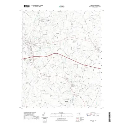 2019 Map of Forest City, 2019 Print