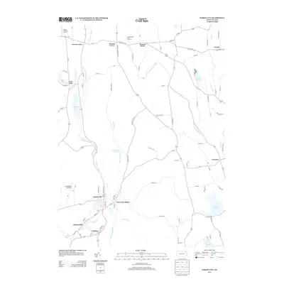 2013 Map of Forest City, 2013 Print