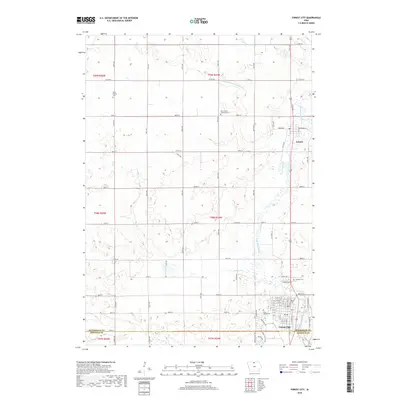 2018 Map of Forest City, 2018 Print