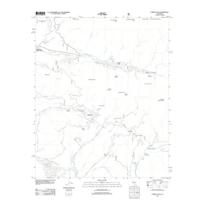 2012 Map of Forest Falls, 2012 Print