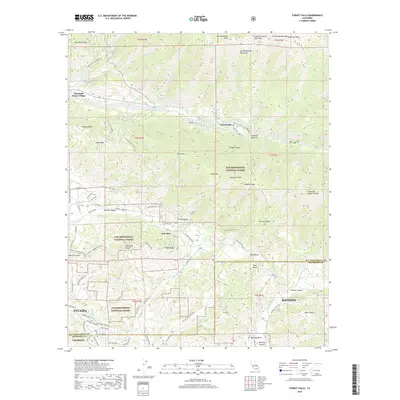 2018 Map of Forest Falls, 2018 Print
