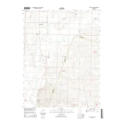 2014 Map of Forest Green, 2014 Print