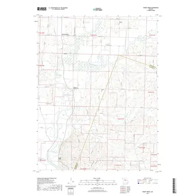 2017 Map of Forest Green, 2017 Print