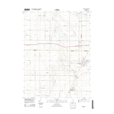 2013 Map of Forest, 2013 Print