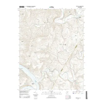 2014 Map of Forest Hill, 2014 Print