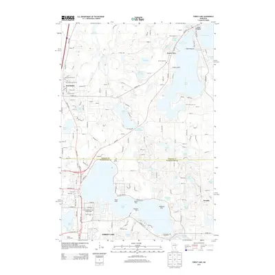 2013 Map of Forest Lake, 2013 Print