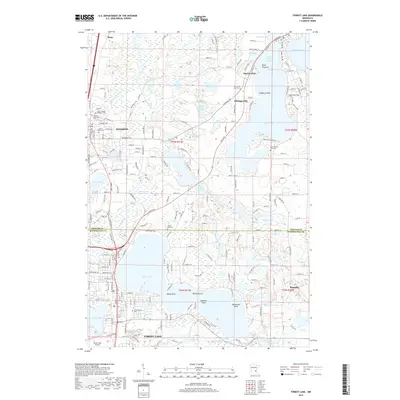 2019 Map of Forest Lake, 2019 Print