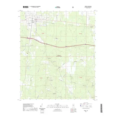 2021 Map of Forest, 2021 Print