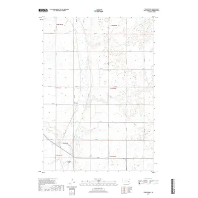 2017 Map of Forestburg, 2017 Print