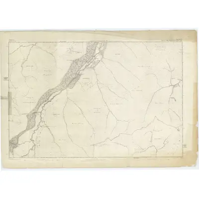 1862 Map of Forfarshire, Sheet I, 1865 Print