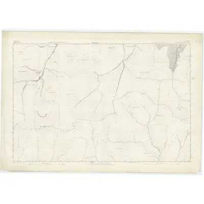 1862 Map of Forfarshire, Sheet II, 1865 Print