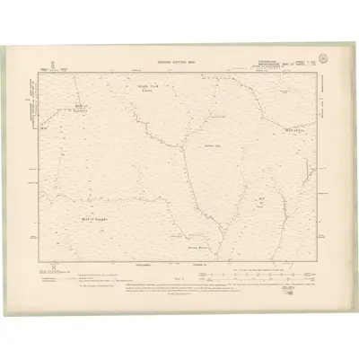 1900 Map of Forfarshire Sheet II.SE, 1902 Print
