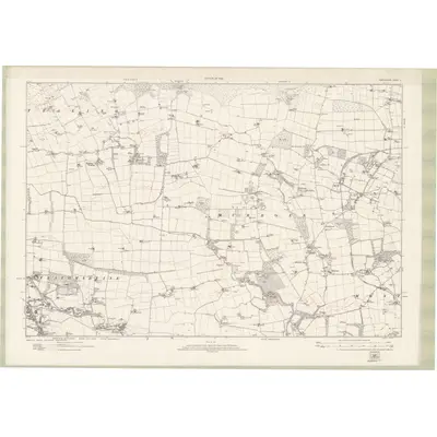 1921 Map of Forfarshire Sheet L, 1923 Print