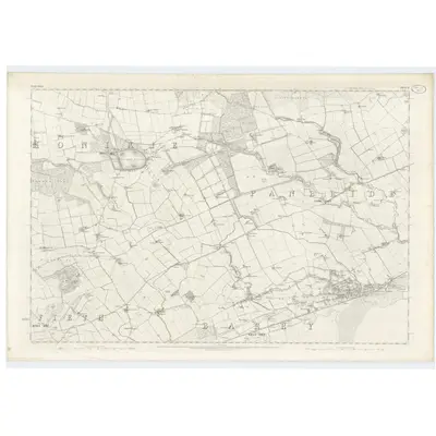 1858 Map of Forfarshire, Sheet LI, 1865 Print
