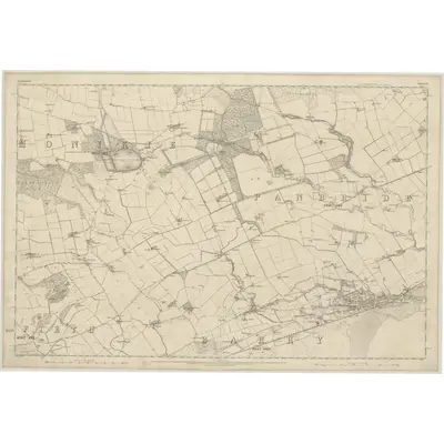 1858 Map of Forfarshire, Sheet LI, 1865 Print