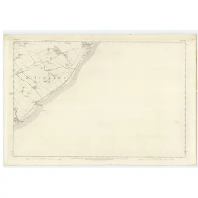 1858 Map of Forfarshire, Sheet LII, 1865 Print