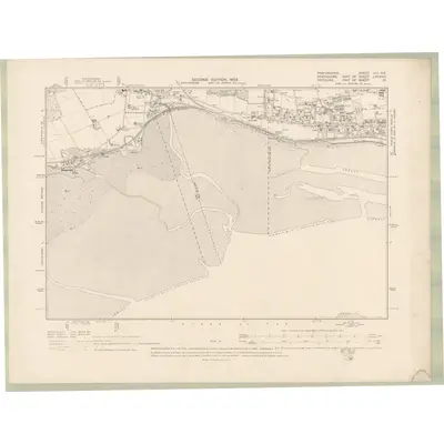 1900 Map of Forfarshire Sheet LIII.SE, 1903 Print