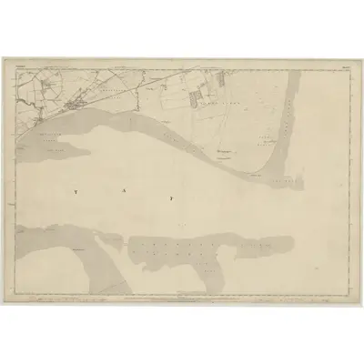 1858 Map of Forfarshire, Sheet LV, 1865 Print