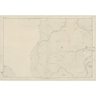 1863 Map of Forfarshire, Sheet V, 1865 Print