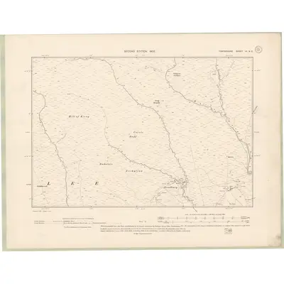 1900 Map of Forfarshire Sheet VI.NE, 1902 Print