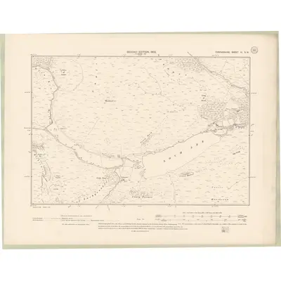1900 Map of Forfarshire Sheet VI.SW, 1902 Print