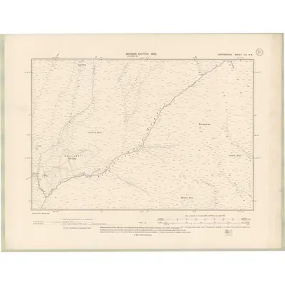 1900 Map of Forfarshire Sheet VII.NW, 1902 Print