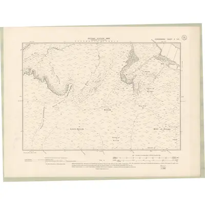 1900 Map of Forfarshire Sheet X.SE, 1902 Print
