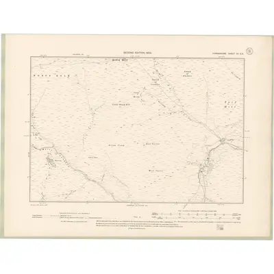 1900 Map of Forfarshire Sheet XII.SE, 1902 Print