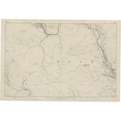 1862 Map of Forfarshire, Sheet XIII, 1865 Print