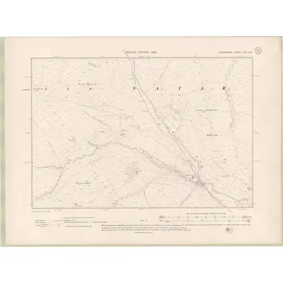 1900 Map of Forfarshire Sheet XIX.NW, 1902 Print