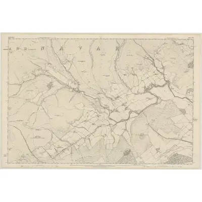 1863 Map of Forfarshire, Sheet XIX, 1865 Print