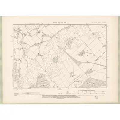 1901 Map of Forfarshire Sheet XIX.SE, 1903 Print